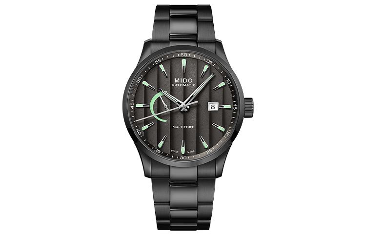 

MIDO Часы Helm Collection Automatic Mechanical Movement Men's Watch Watch 42mm Gray Dial Stainless Steel Watchband, Black Dial