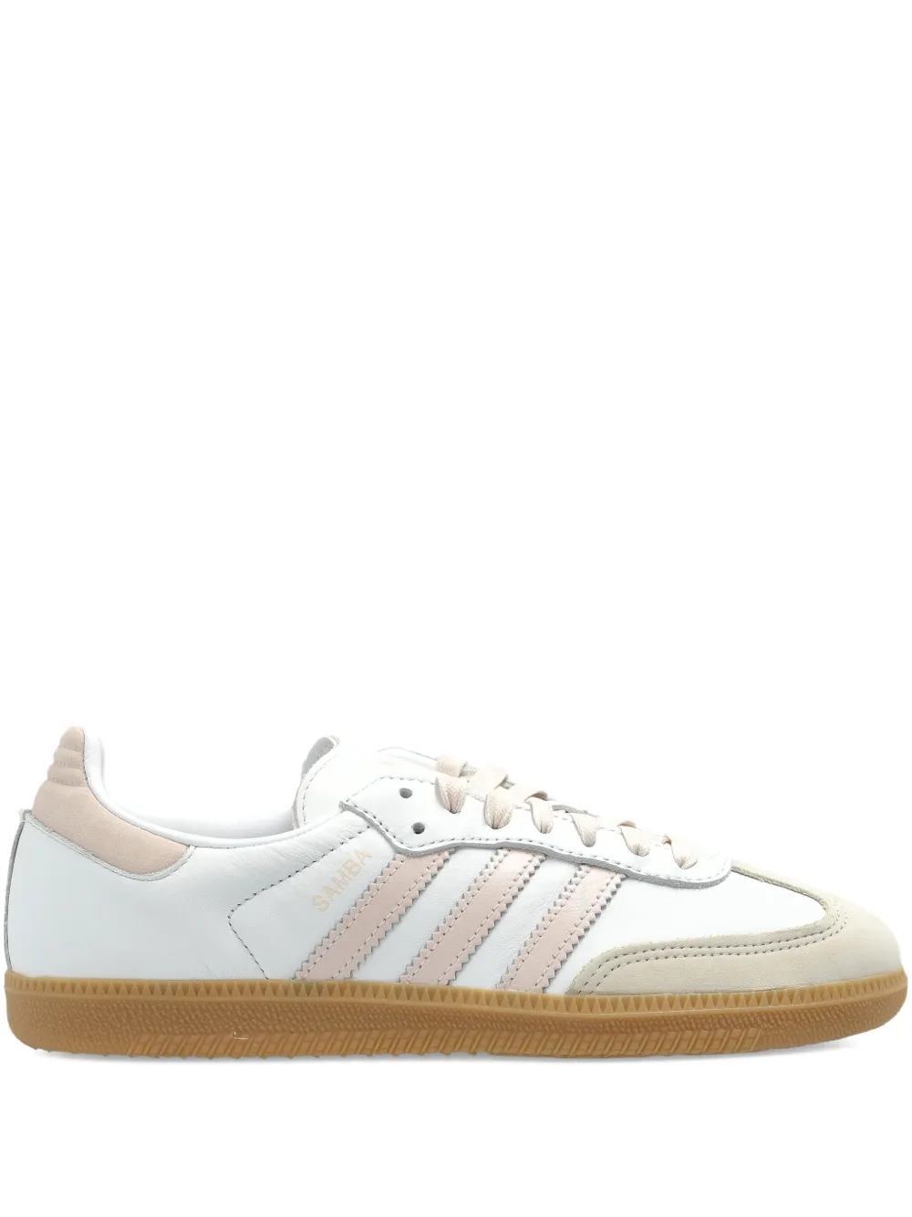 Кожаные кроссовки Samba OG Adidas, белый