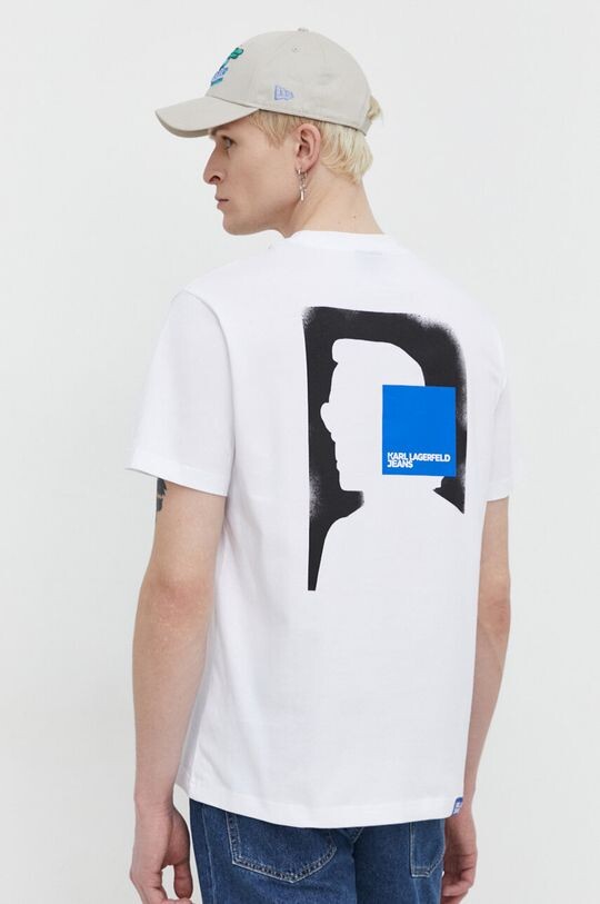 

Хлопковая футболка Karl Lagerfeld Jeans, белый