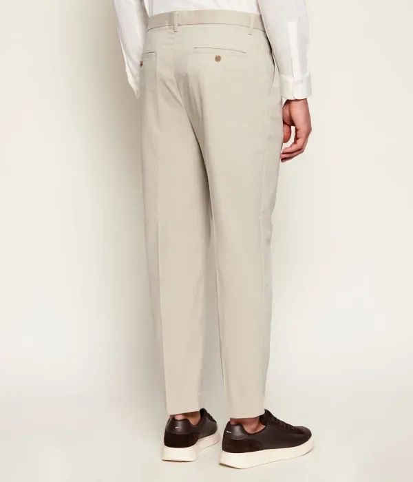 Брюки чинос tapered fit Calvin Klein, бежевый — фото 4