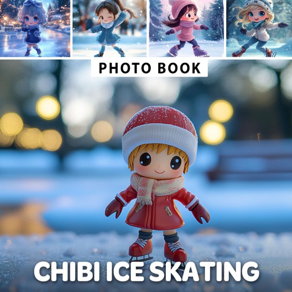 

Chibi Ice Skating Photo Book: Glide Across the Ice with Graceful Chibis in a Winter Wonderland (Independently published)
