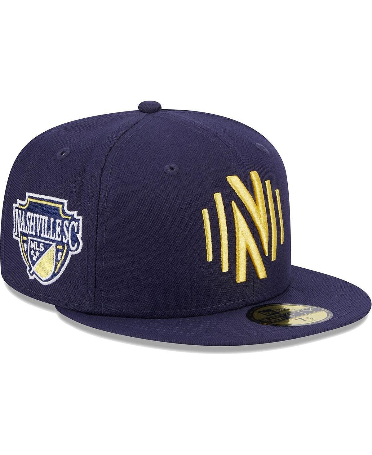 

Мужская темно-синяя шляпа с нашивкой Sc 59Fifty Nashville New Era