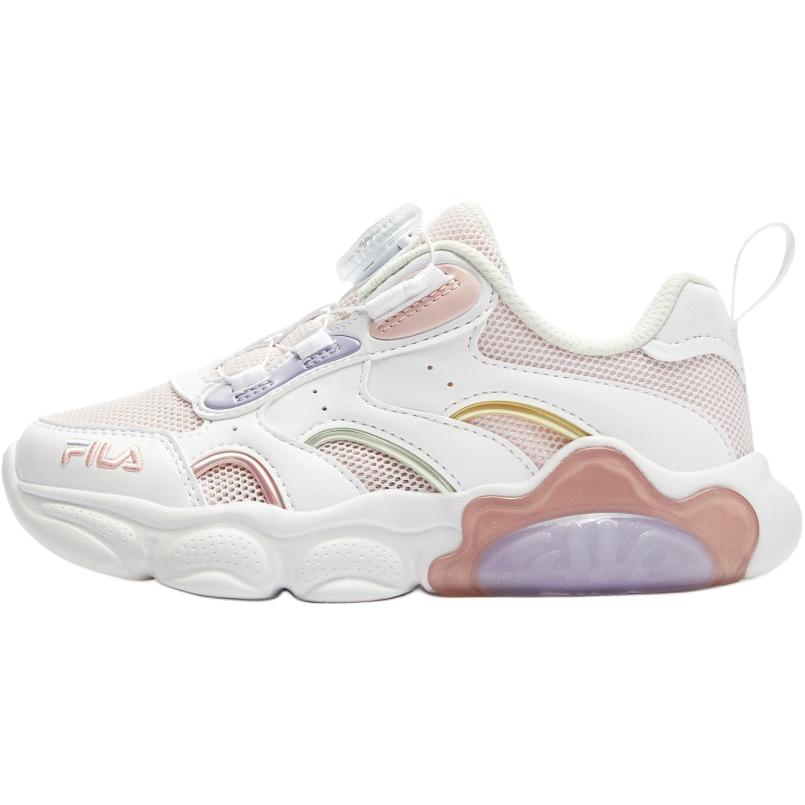 

Легкие амортизирующие низкие детские кроссовки для детей от 3 до 7 лет FILA KIDS, розовый/белый