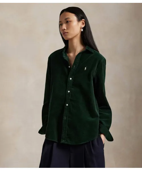

Вельветовая рубашка Classic fit Polo Ralph Lauren, зеленый