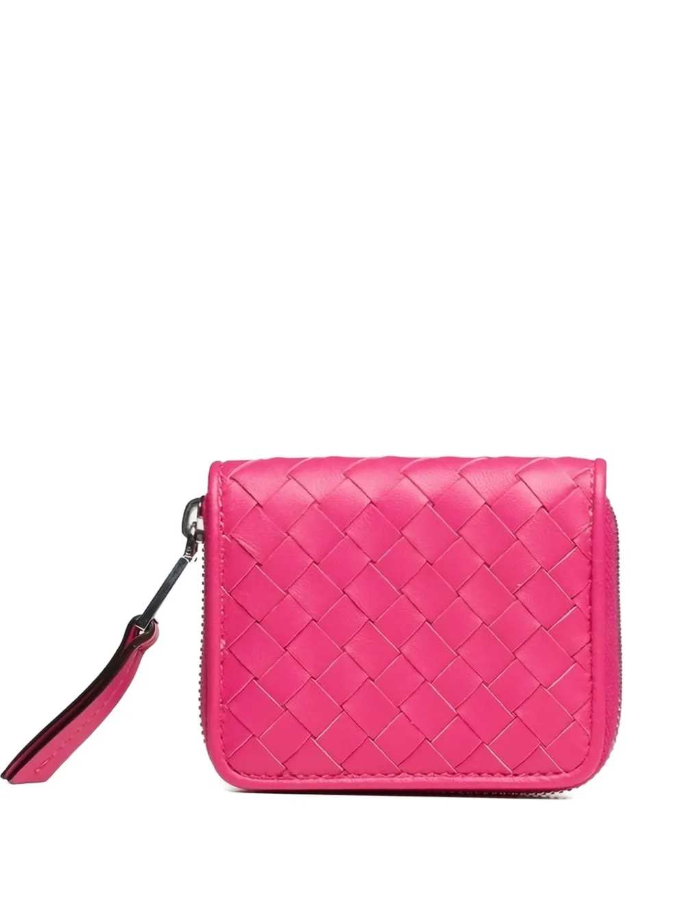 

Плетеный кошелек Monique на молнии Poche Paris, розовый