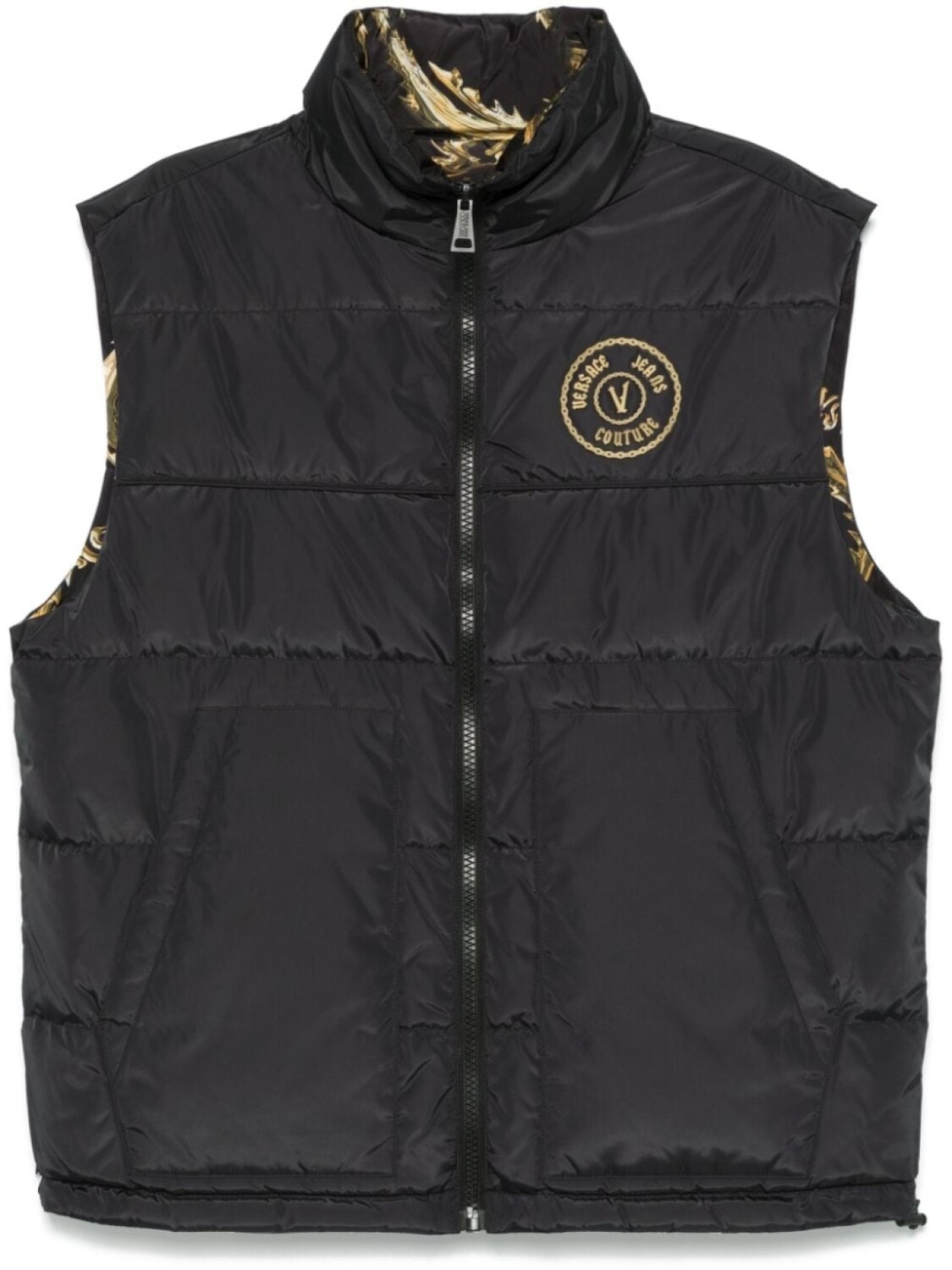 

Versace Jeans Couture двусторонний жилет, черный