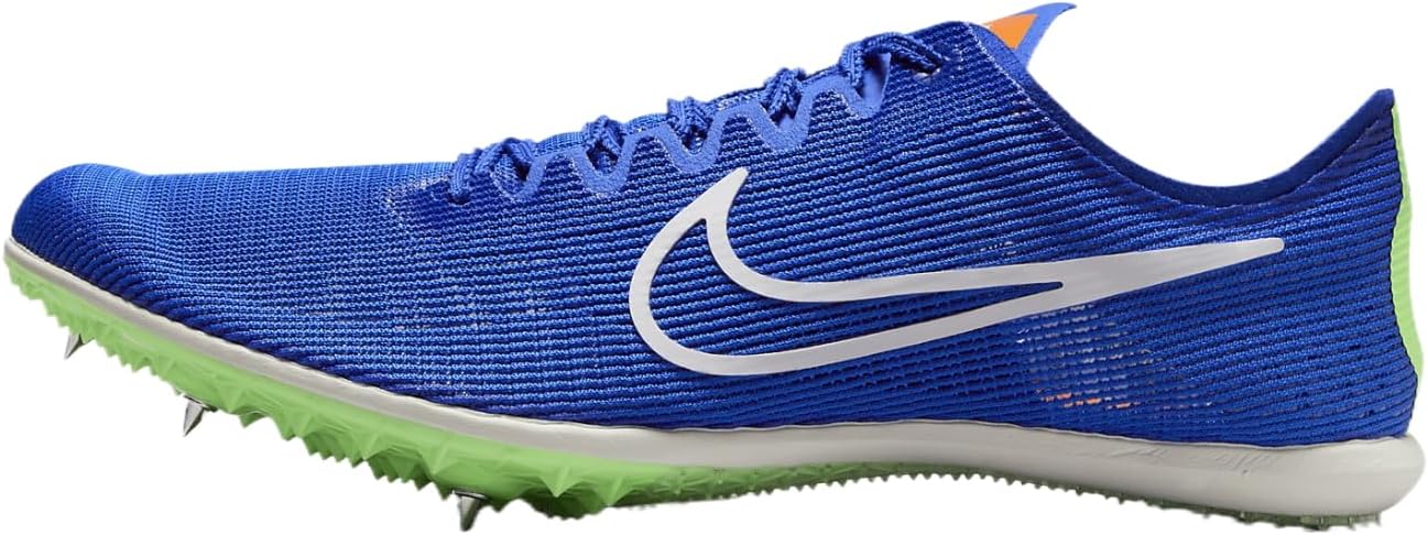 

Легкоатлетические бутсы для бега на длинные дистанции Nike Zoom Mamba 6, 4,5 дюйма, белые/черные, Racer Blue/Lime Blast/Safety Orange/White