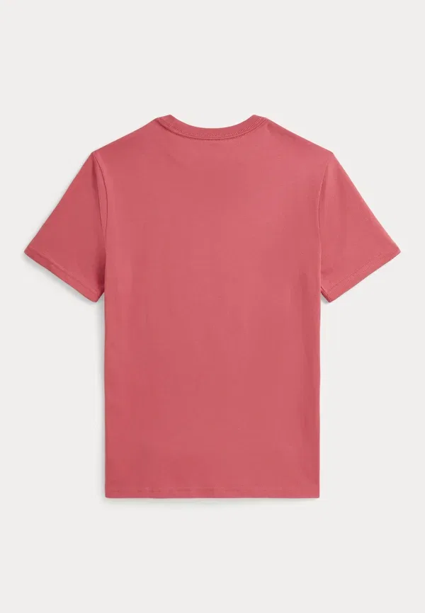 Футболка Polo Ralph Lauren, модель Polo bear cotton jersey tee 7 14y print t-shirt, цвет адирондак берри — фото 2