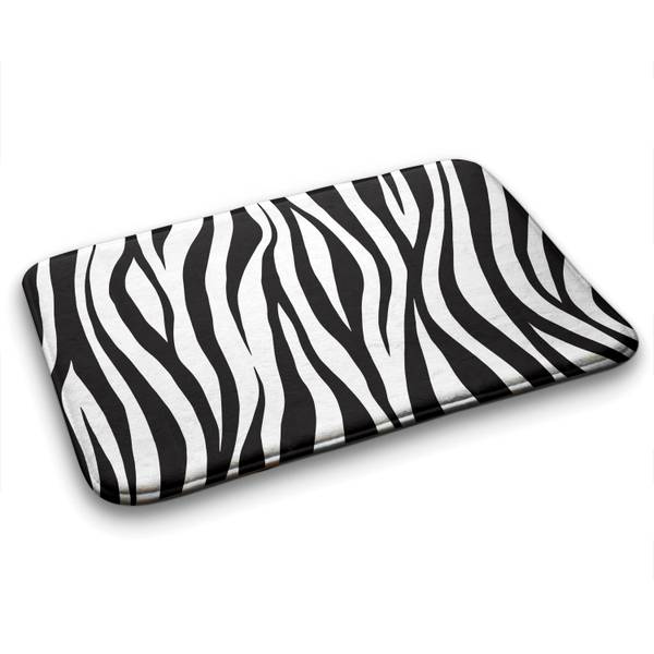 

Коврик для ванной Tulup Zebra-Streifen, 90x1x90 см, черный