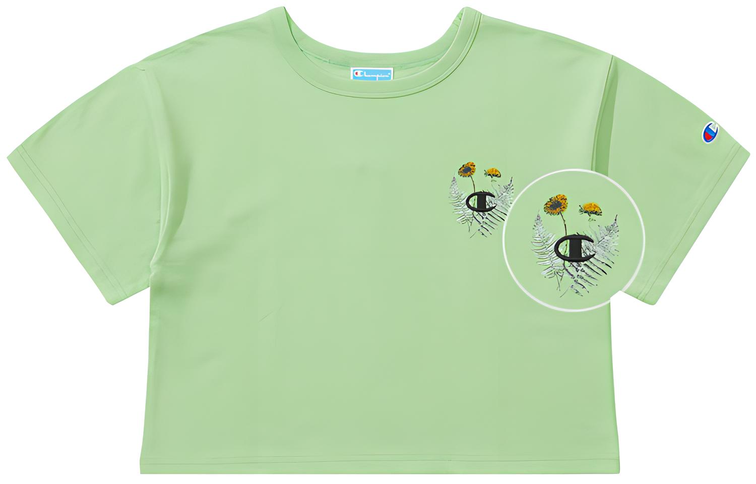

Футболка SS22 US Version Women's Champion, Светло-зелёный