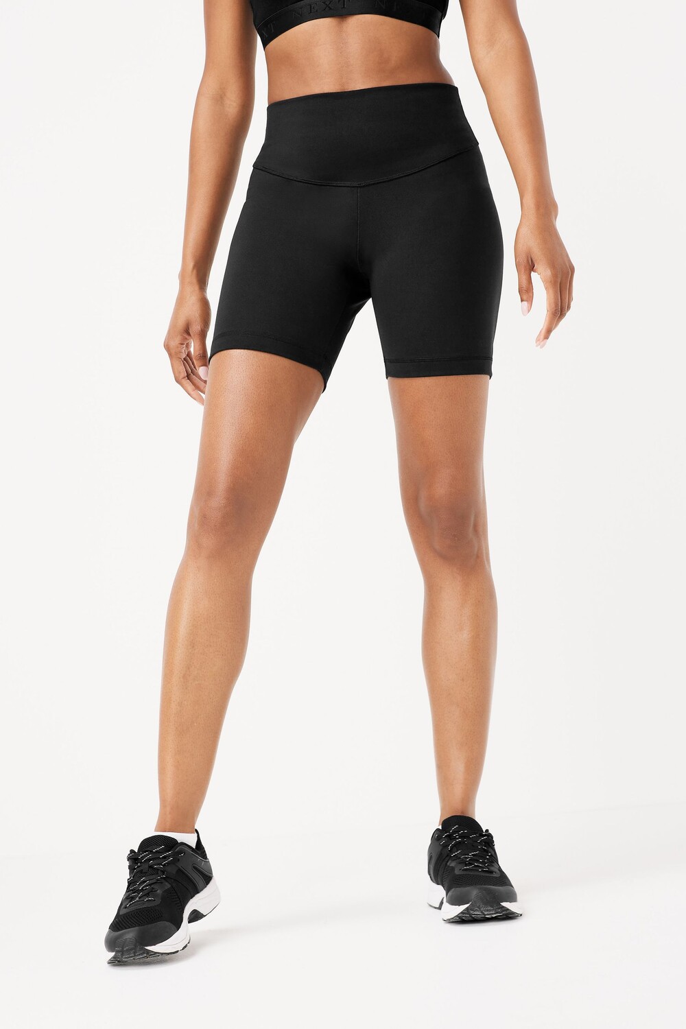 Шорты Active Sports с завышенной талией моделирующие фигуру и утягивающие живот Next, черный — фото 2