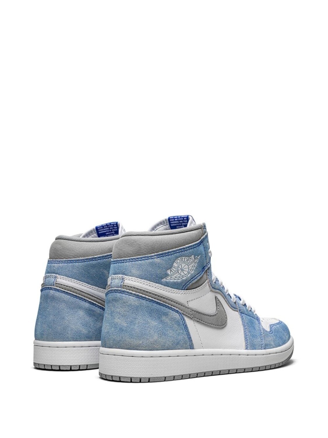 Кроссовки Air 1 Retro High Hyper Royal Jordan, синий — фото 3
