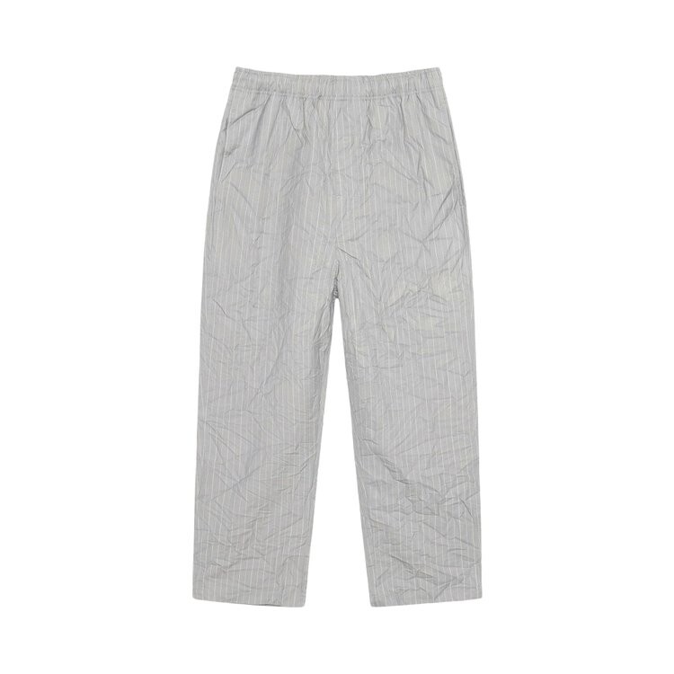 

Брюки Stussy Wrinkled Stripe Beach Pant, серый