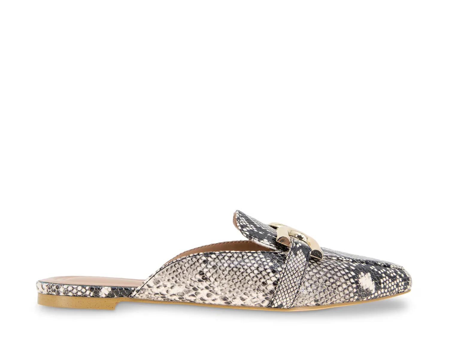 Лоферы Tara Mule Bcbgeneration, цвет grey_blacksnakeprint — фото 2