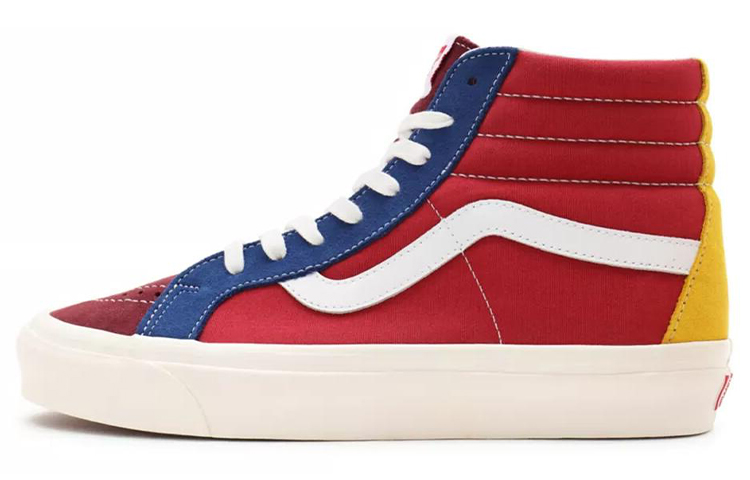 

Кроссовки Vans SK8 Hi 38 DX Anaheim Factory-Red Blue