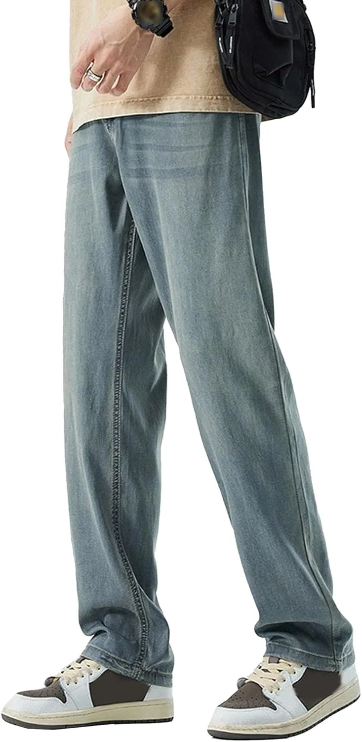 Джинсы свободные Relaxed Skateboard, Retro Blue