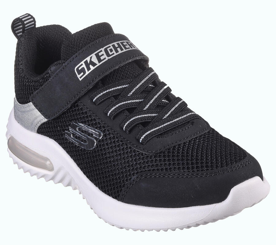 

SKECHERS Детские кроссовки BOUNDER-TECH, чёрные/серебристые