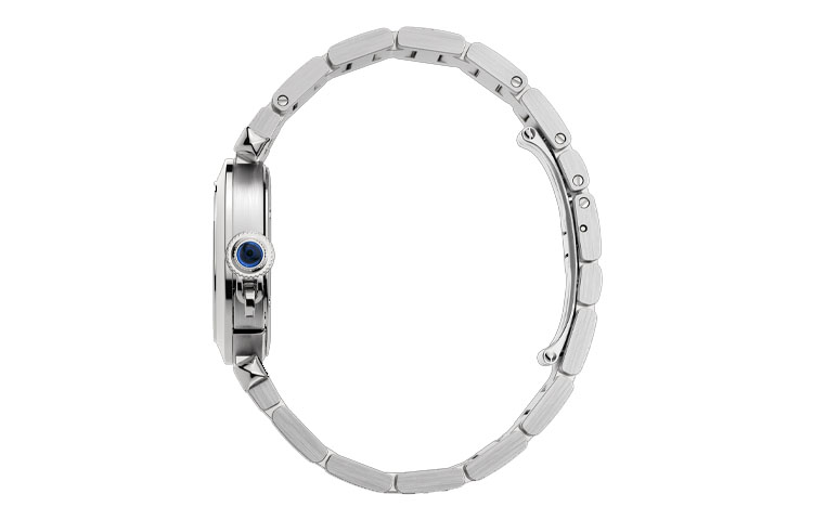 Cartier Часы Pasha De Quartz Movement женские, 30 мм, белый циферблат, корпус из нержавеющей стали, браслет из нержавеющей стали — фото 3