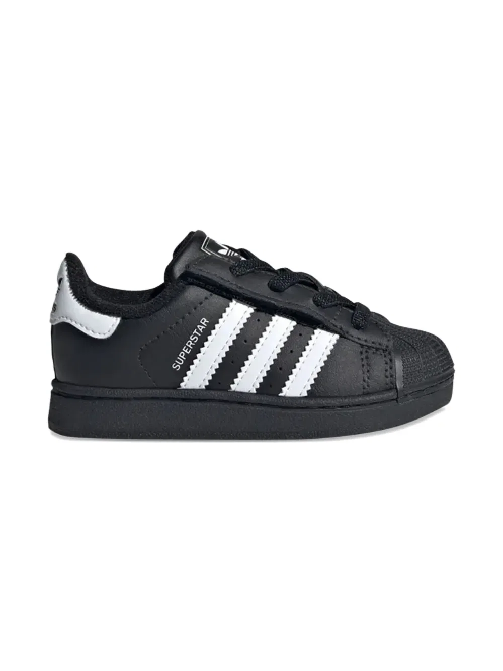 Кроссовки Superstar II с тремя полосками Adidas Kids, черный