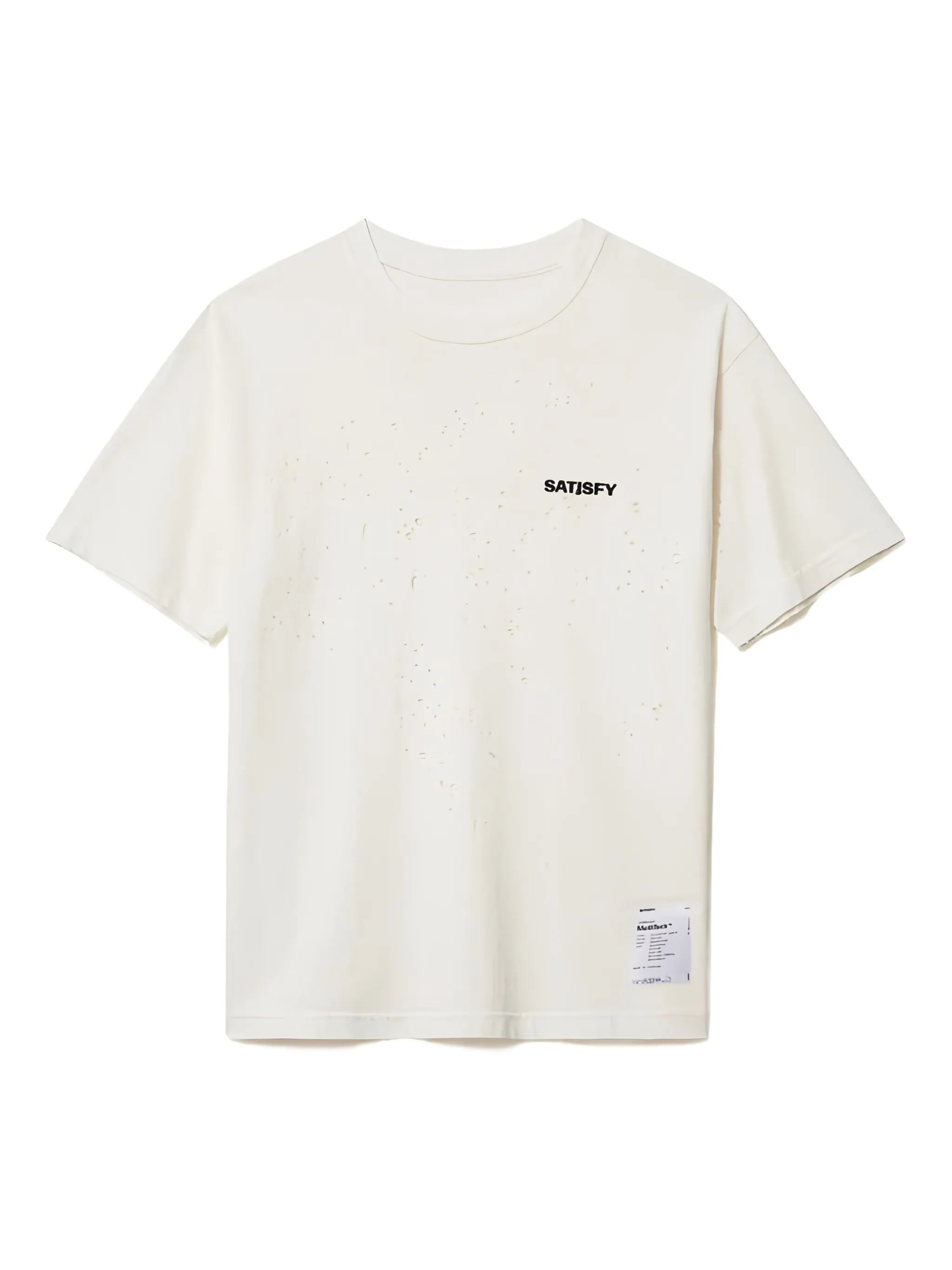

Футболка с логотипом Satisfy, белый