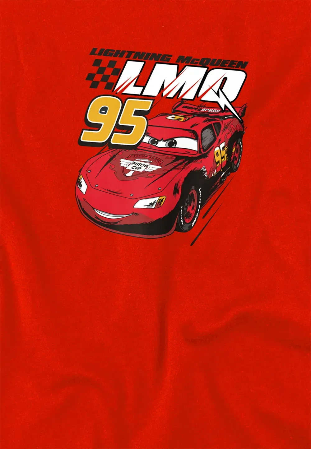 Детский худи Disney Cars Молния Маккуин, красный — фото 2
