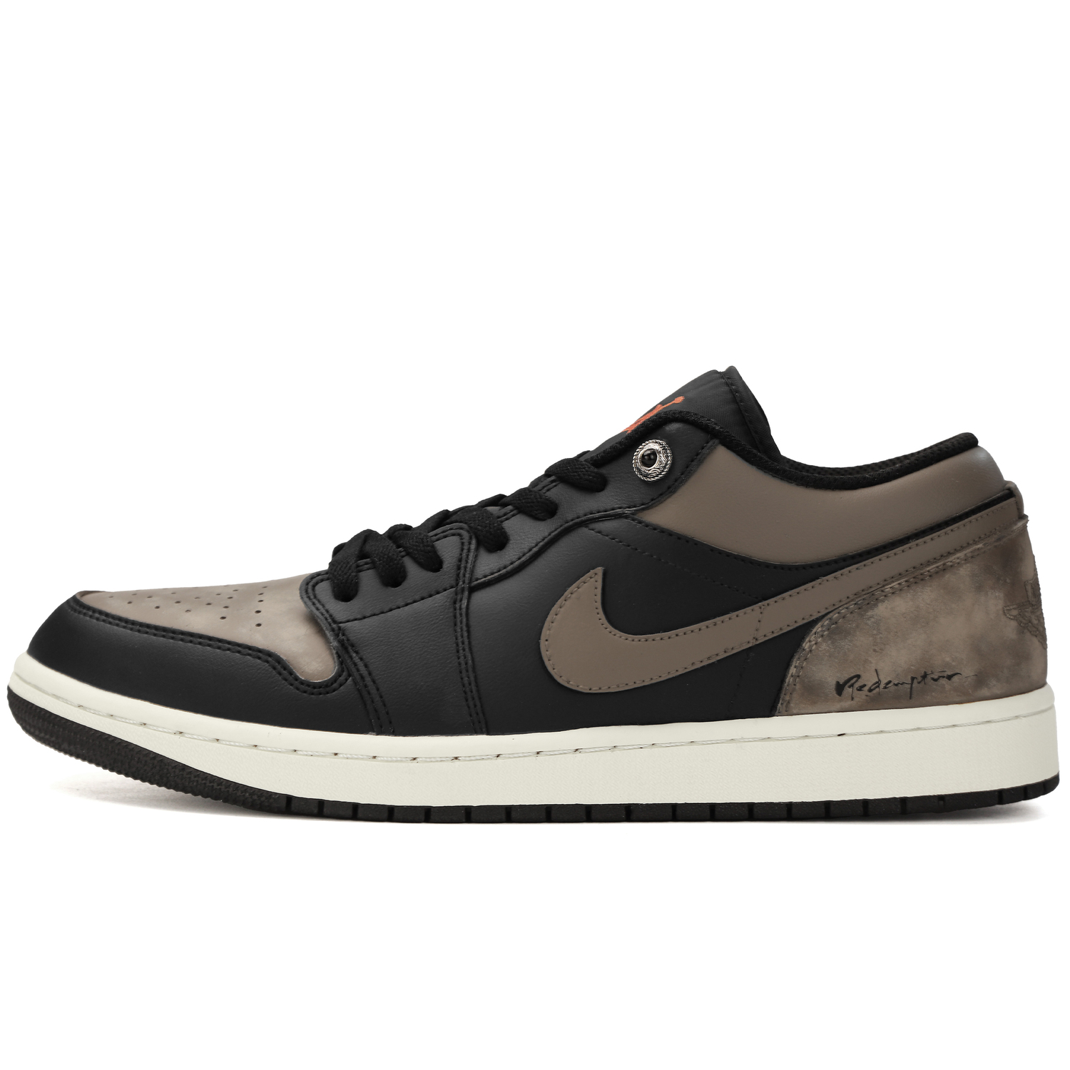 

Jordan Кроссовки Air 1 Faded Handwritten Abrasion Resistant Low top Vintage Unisex Black Brown