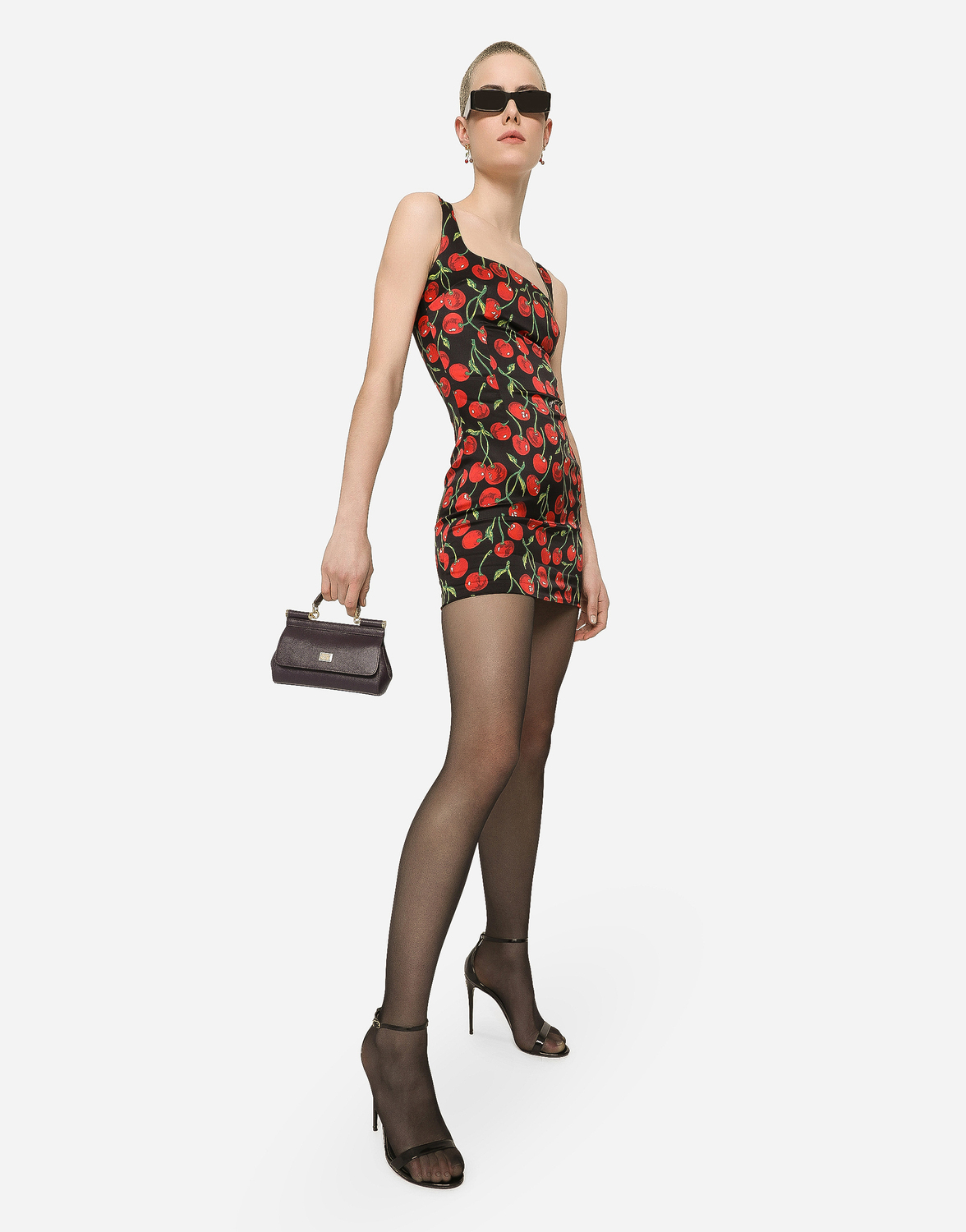 Сумка small sicily Dolce & Gabbana, бордовый — фото 2