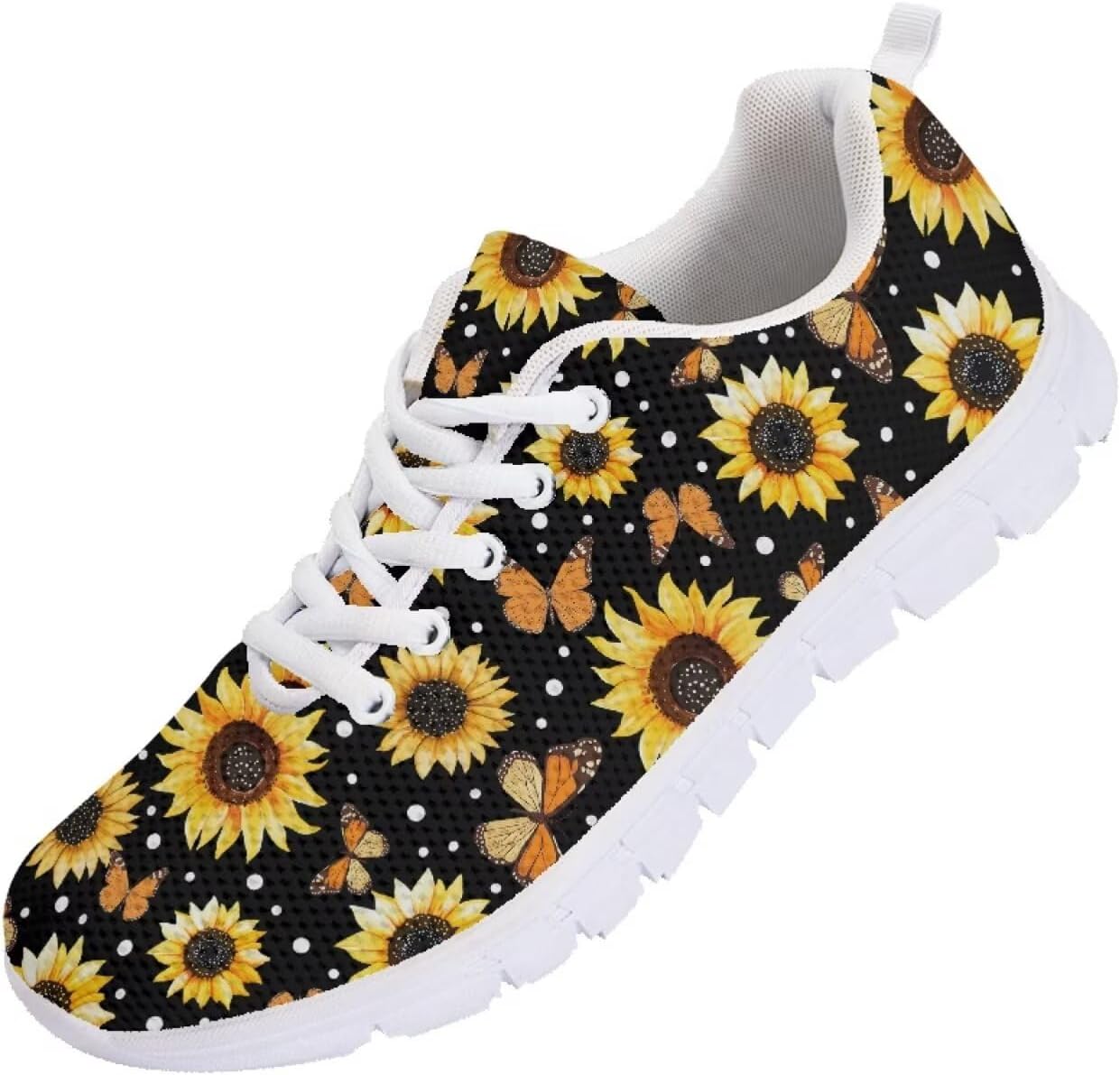 

Мужские кроссовки Funnydude Funny Print для бега, осенние удобные теннисные туфли, легкие кроссовки, Sunflower