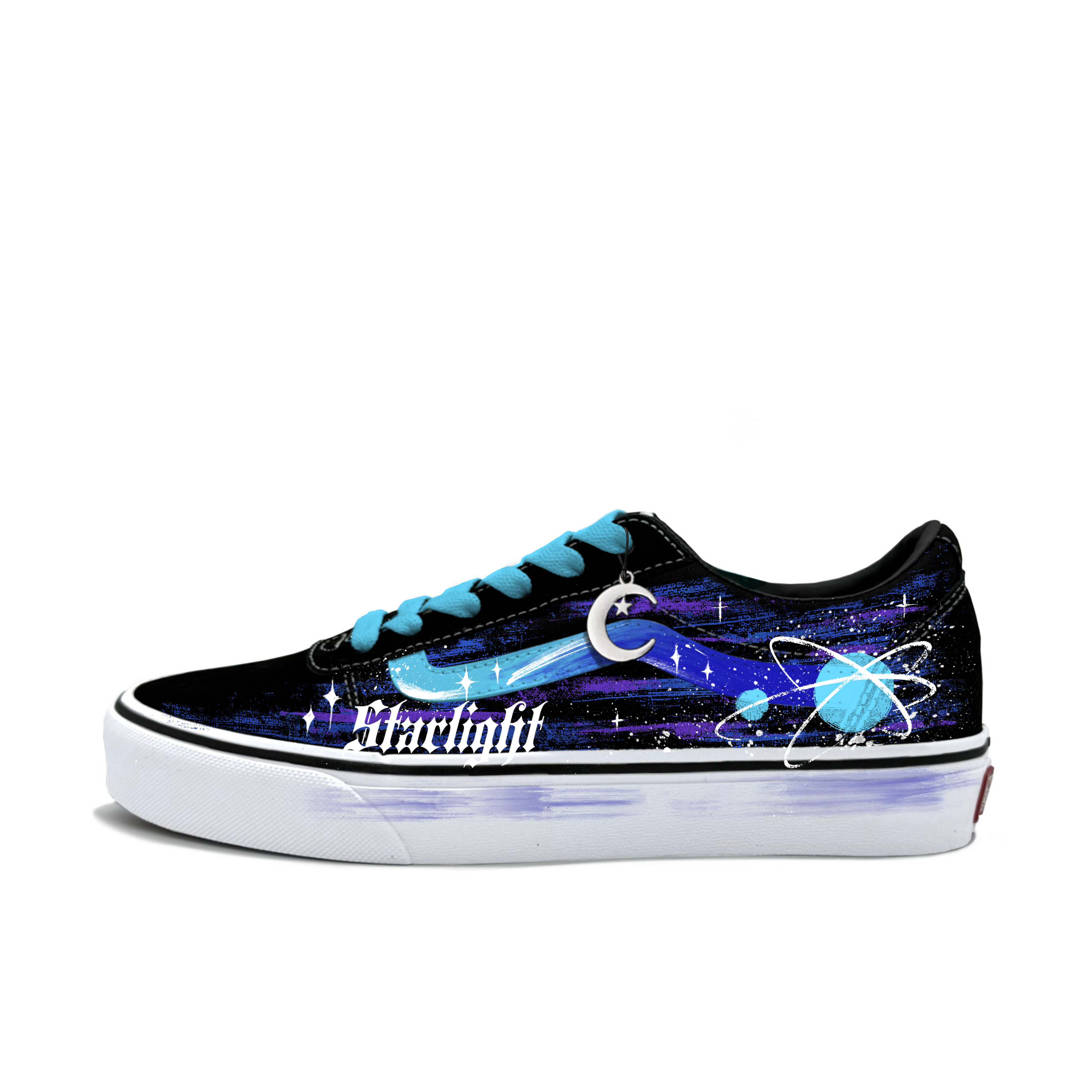 

Vans Износостойкие низкие мужские кроссовки для скейтбординга Ward, небесно-голубые