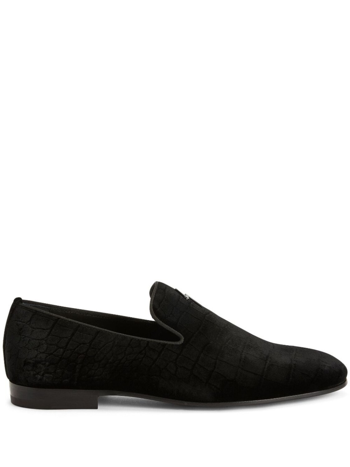 

Giuseppe Zanotti бархатные лоферы, черный