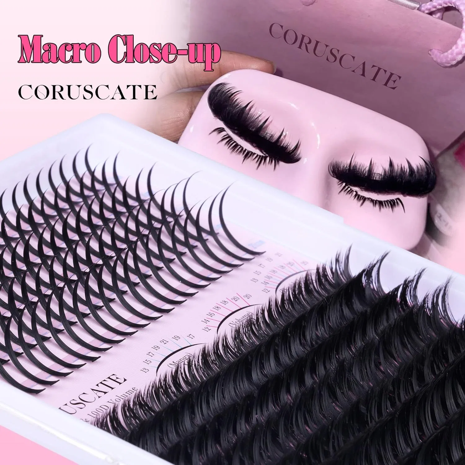 Пучковые ресницы «100D Cluster Eyelashes» от CORUSCATE Coruscate — фото 3