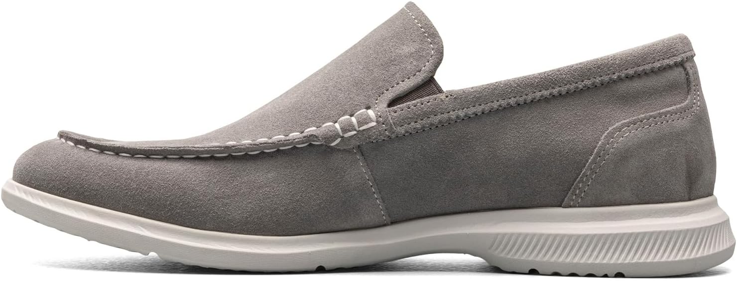Мужские лоферы Florsheim Hamptons с мысом-мокасином, серый — фото 4