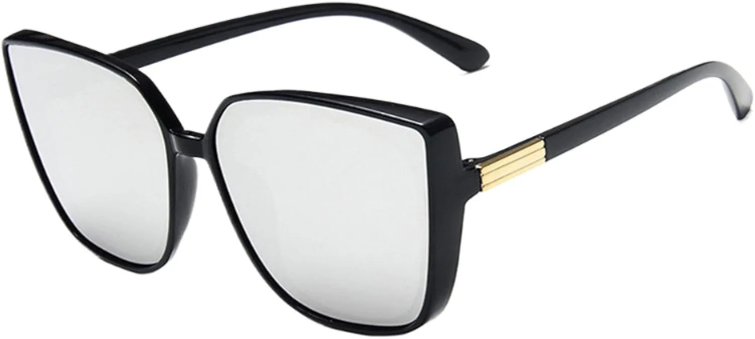 

Солнцезащитные очки с защитой от УФ-излучения UV400 | Легкая оправа | Для женщин и мужчин | Для занятий спортом на открытом воздухе и вождения DSVIGF, 06 Black-silver