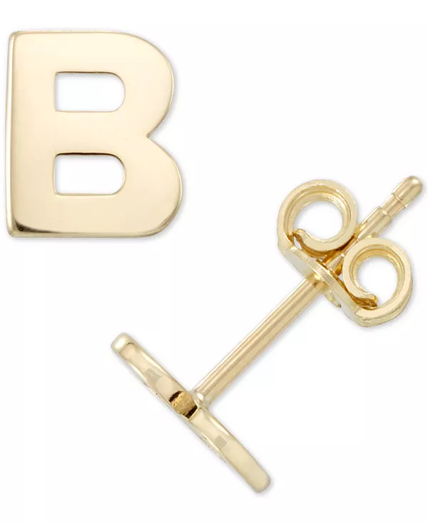 

Серьги-Гвоздики Initial из 10-каратного золота Macy'S, b