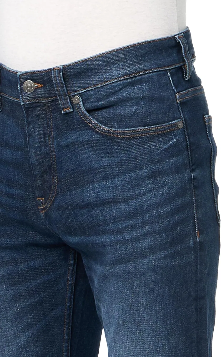 Джинсы slim fit BOSS, синие — фото 3