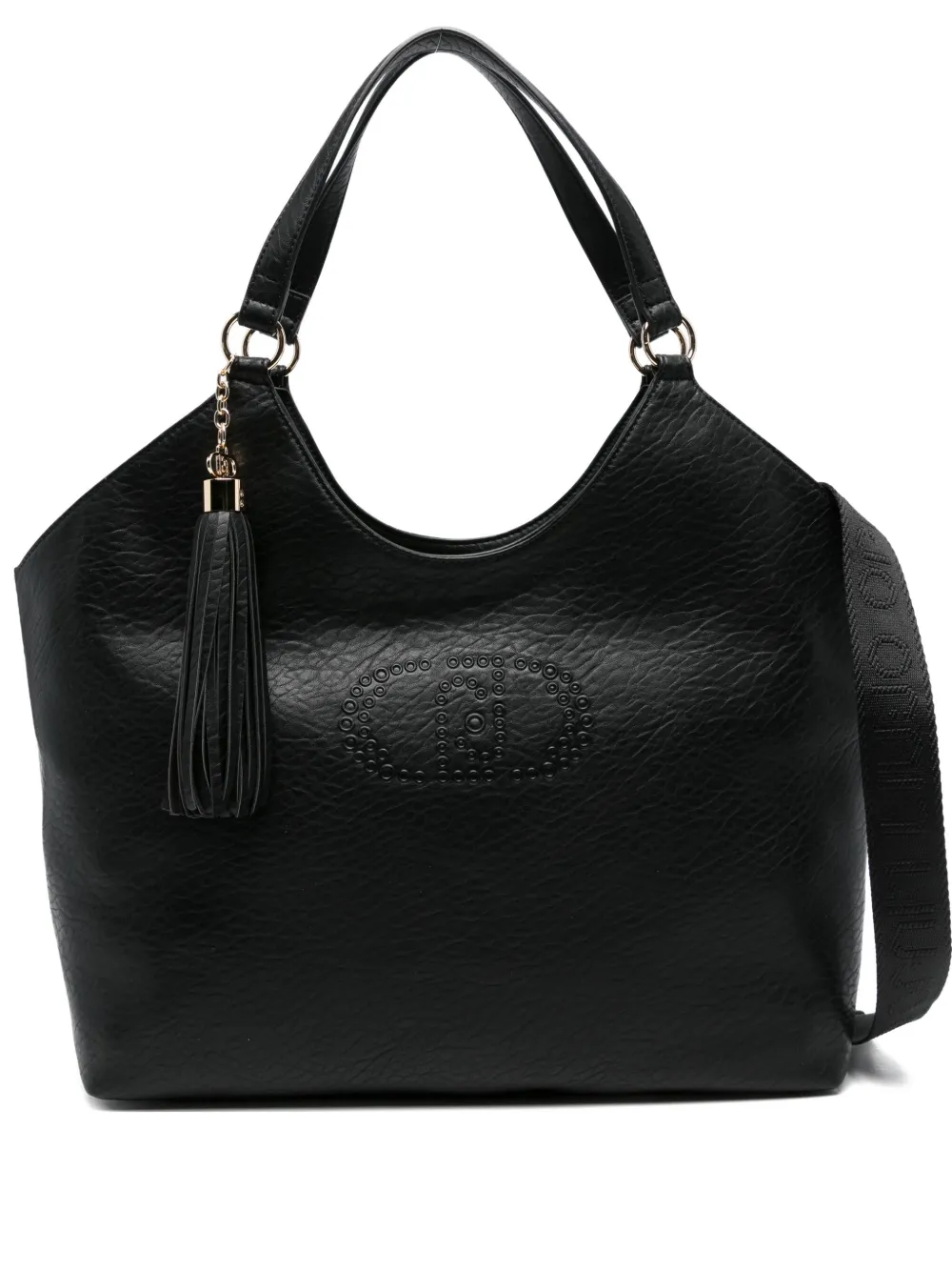 

Большая сумка-тоут с кисточками LIU JO, черный