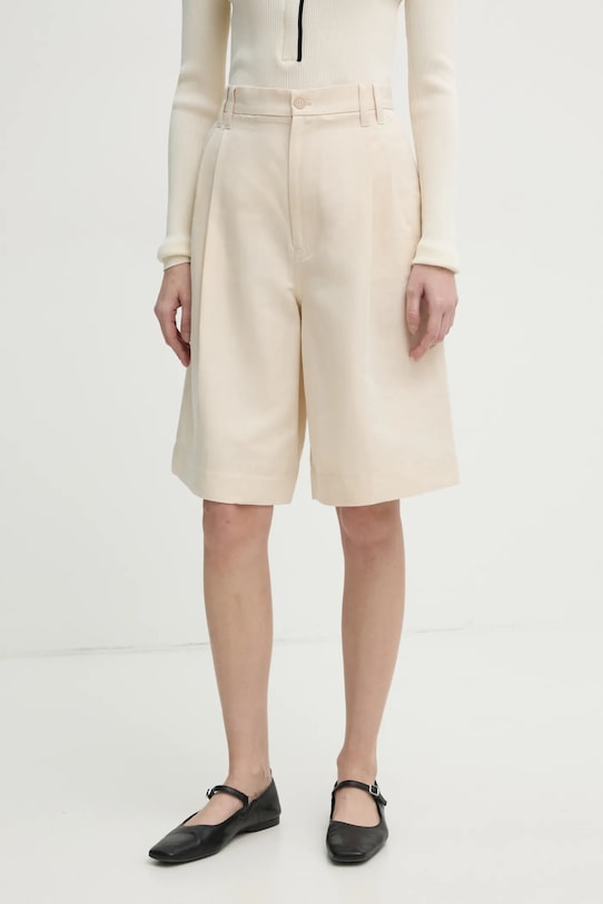 

Льняные шорты Filippa K, бежевый