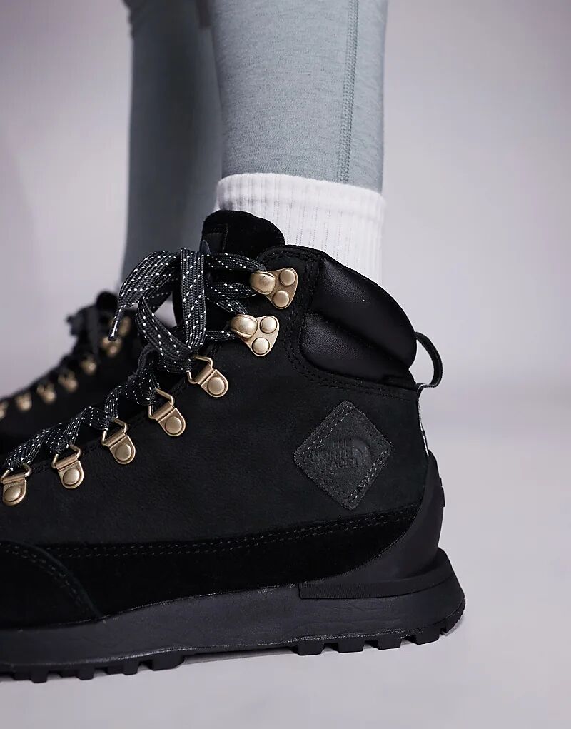 Водонепроницаемые походные ботинки North Face Back-To-Berkeley IV из черной кожи — фото 2
