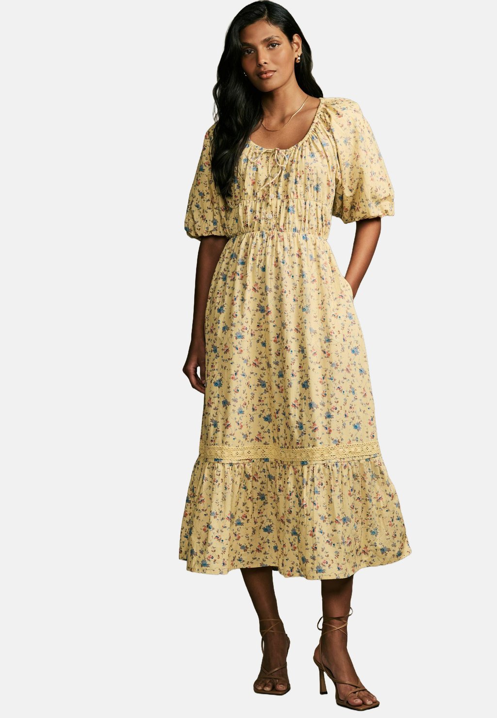 

Повседневное платье REGULAR FIT - PRIORY FLORAL DITSY Laura Ashley, желтый