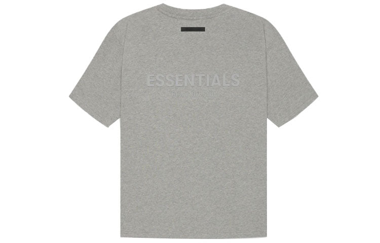 Футболка Fear of God Essentials SS21 Short Sleeve T-Shirt 'Dark Heather Oatmeal' FOG-SS21-613, серый — фото 2