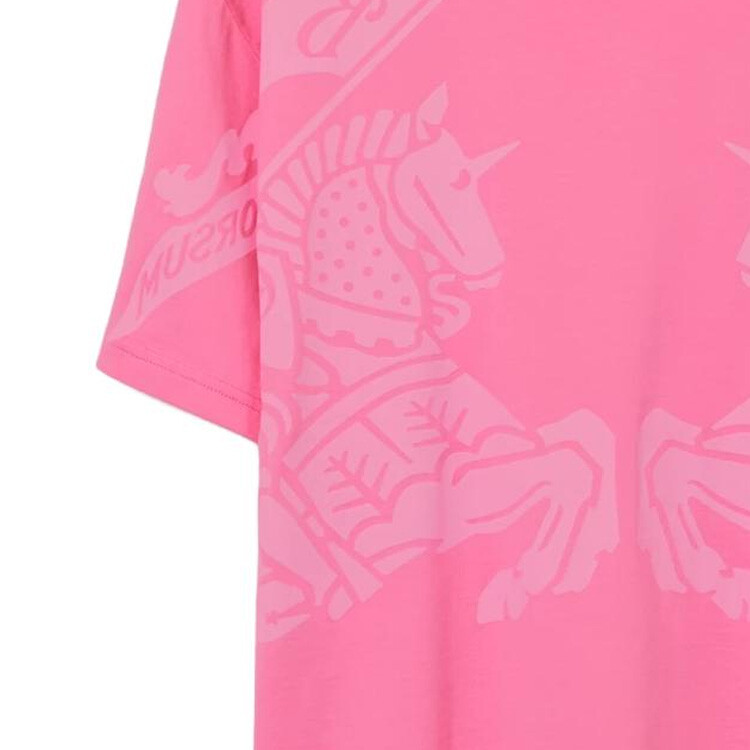 Футболка женская Burberry EKD-Print, розовый — фото 4