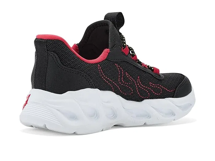 Кроссовки с подсветкой Thermo-Flash 2.0 SKECHERS KIDS, Black/Red — фото 4
