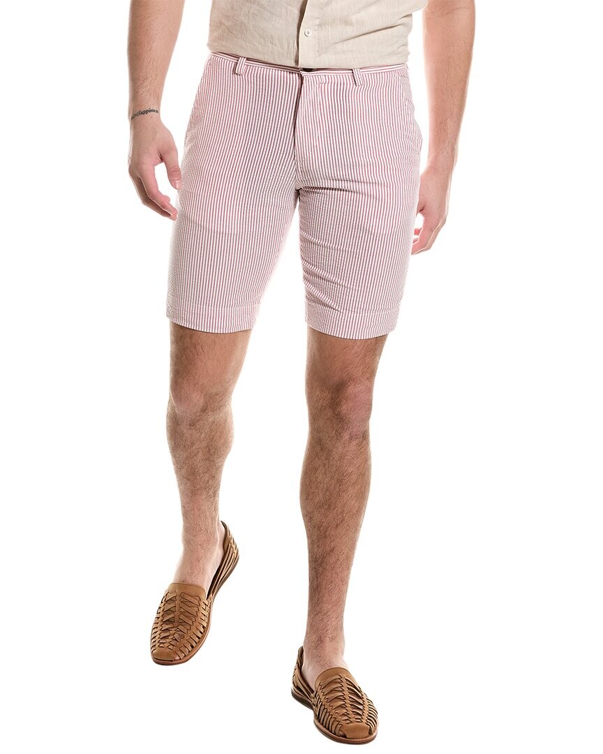 

Шорты из хлопчатобумажной ткани Brooks Brothers, красный
