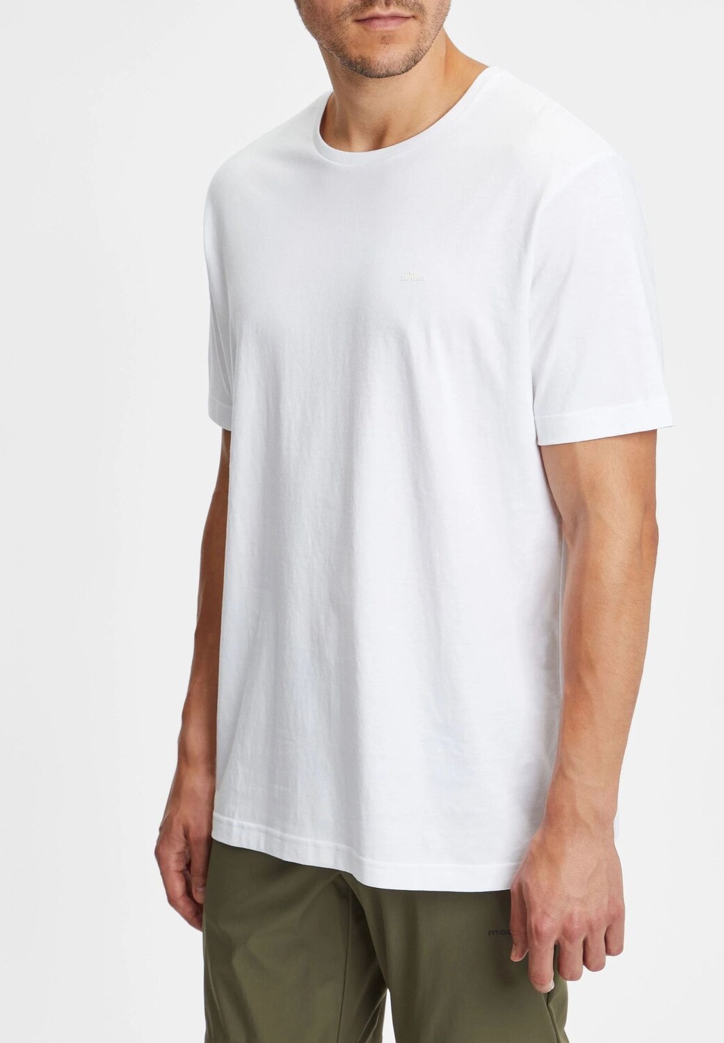 

Футболка, хлопок, мужская s.Oliver, белый