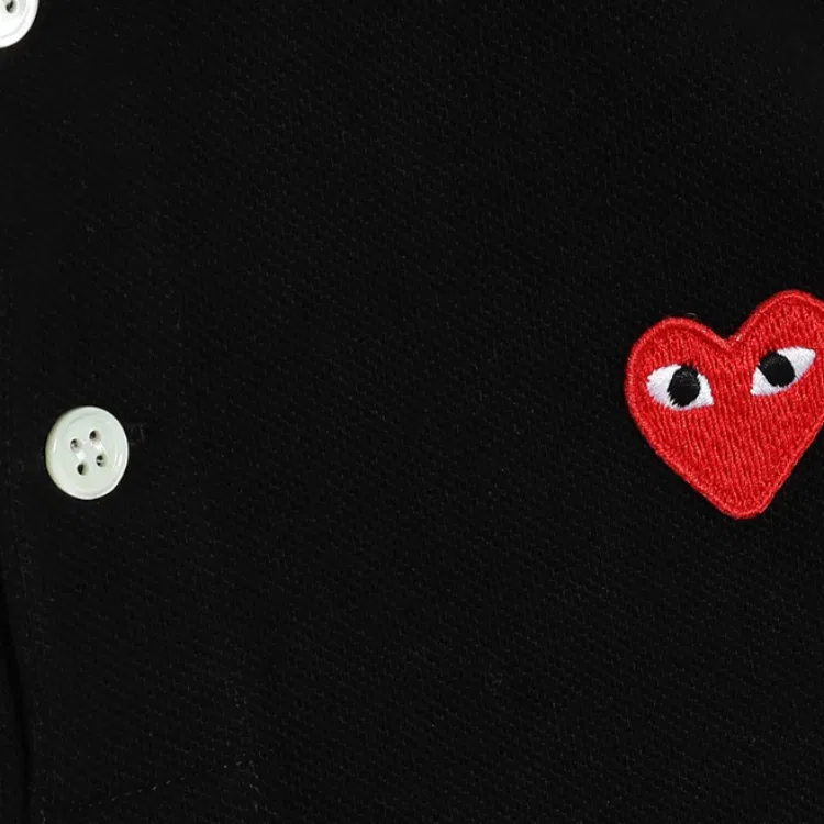 Поло PLAY Comme Des Garcon Black детское — фото 4
