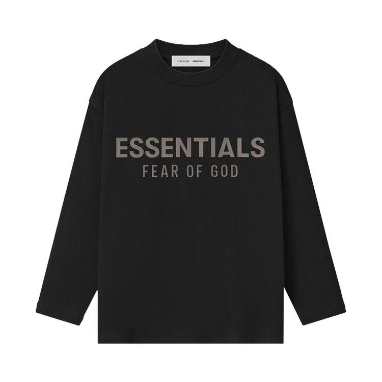 

Футболка Fear of God Essentials Kids Classic Long-Sleeve T-Shirt, Jet Black