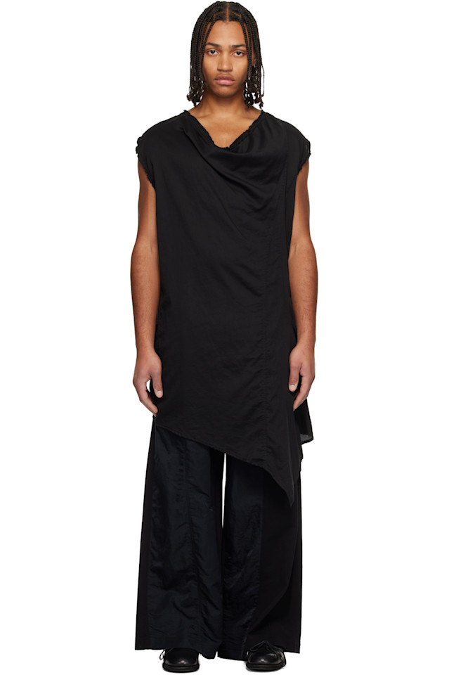 

Туника-Футболка с драпировкой Umbra Julius, черный