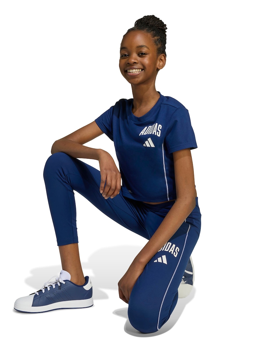 Узкие спортивные брюки ADIDAS SPORTSWEAR, темно-синий — фото 4