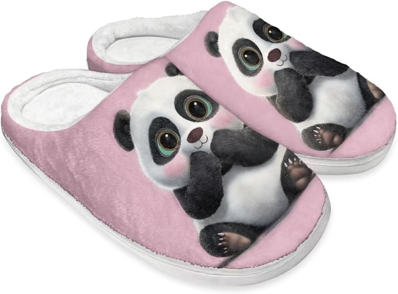 

Женские тапочки размер 9 Домашние тапочки Милые рождественские тапочки Cugasmaru, Panda