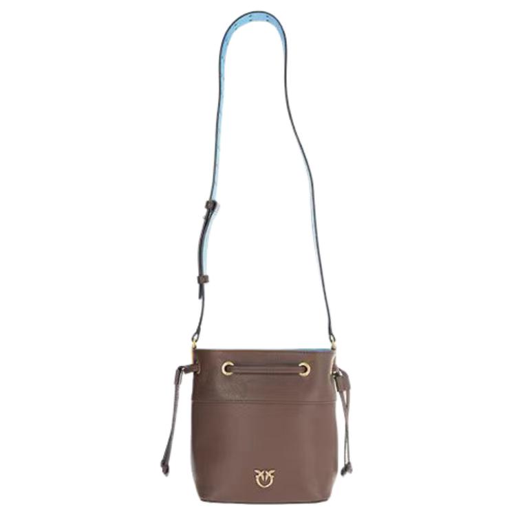 

PINKO Кожаная сумка через плечо Cow Leather Small Women's Brown